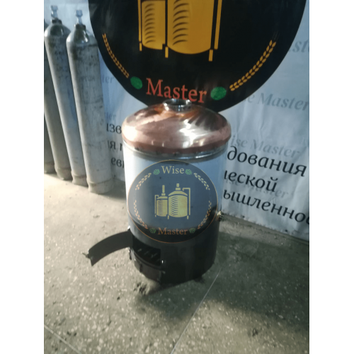 Куб 100 л з сорочкою на ТЕНах + топка на дровах